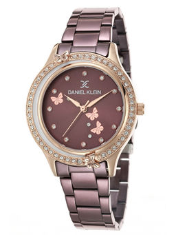 Daniel Klein - Analog Black Dial Women's Watch-DK.1.12493-6
