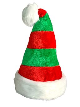 Little Surprise Box - Green & Red Stripes Furry Velvet Christmas Party Hat