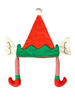 Little Surprise Box - Long Elf Legs & Ears Felt Christmas Party Hat