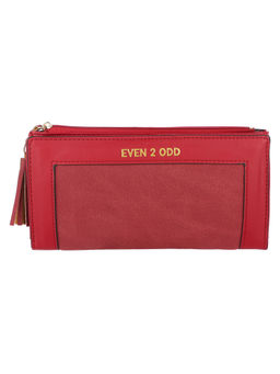 E2O - Fashion Red Wallet With Tassel Detailing