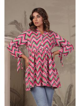 Rain & Rainbow - Women V-Neck Pure Cotton Top