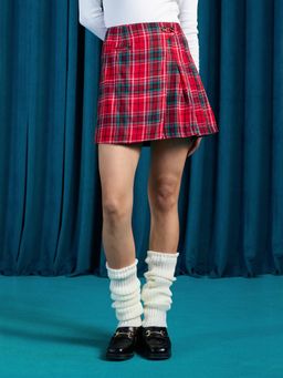 Virgio - Rory Skirt Chic Cotton Pleated Skirt