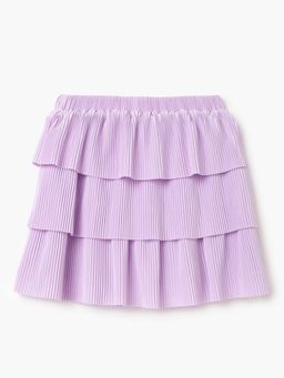 United Colors of Benetton - Solid Regular Fit Mid Waist Skirt