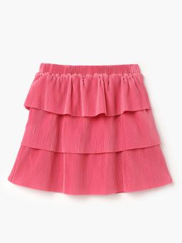 United Colors of Benetton - Solid Regular Fit Mid Waist Skirt