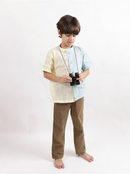 Mamarill - Boys Lemon Yellow Sky Adventure Shirt