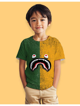 Nusyl - Boys Multi-Color Graphic Half Sleeves T-Shirt