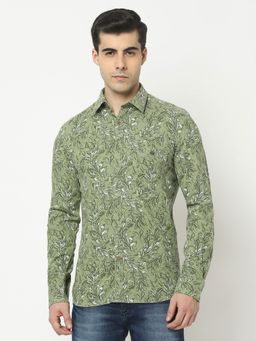 CRIMSOUNE CLUB - Men Green Shirt