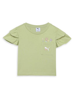 Puma - Olive Flower Farm Embroidered T-shirt