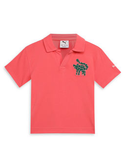 Puma - Pink Cats Club Relaxed Fit Polo T-shirt
