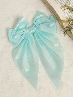 Stol'N - Sea Blue Bow Details Hair Clip