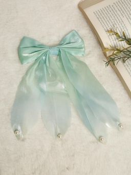 Stol'N - Green Bow Details Hair Clip