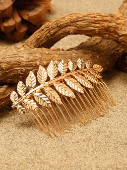 Stol'N - Golden Leafe Shaped Hair Clip