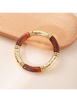 Stol'N - Brown and Gold Round Kada