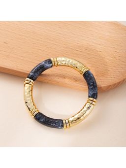 Stol'N - Black and Gold Round Kada