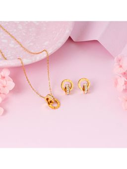 NAITRA - Orbit Stone Studded Design Jewellery Set