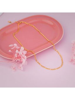 NAITRA - Struck Gold Classic Figaro Chain Necklace