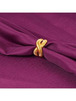 NAITRA - Cross Spiral Adjustable Ring