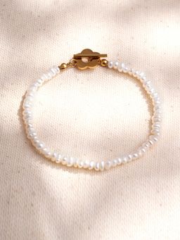 Palmonas - Petal White Pearl Bracelet