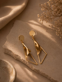 VIRAASI - Gold Plated Western Earrings