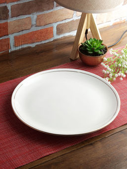 HomeTown - Avril Bone China Dinner Plate 27 Cm in White Colour