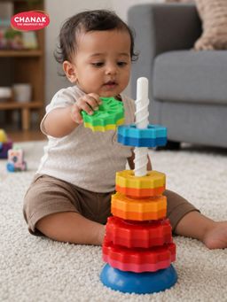Chanak - Kids Multi-Color Stacking Tower Kit