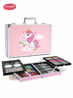 Chanak - Kids Pink 155 Piece Stationery Set