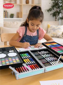 Chanak - Kids Blue 155 Piece Stationery Set