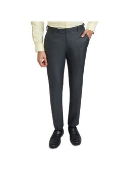 Raymond - Men Dark Grey Solid Pant