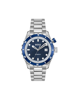 Boss - Mech Hybrid Automatic Blue Round Dial Men Watch (1514177) (M)