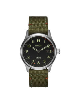 MVMT - Field Ii Quartz Basic Calendar Black Round Dial Men Watch (28000364-D) (M)