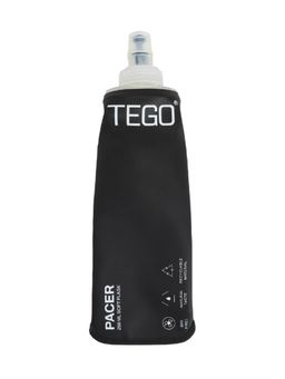 Tego - Black Thermoplastic Polyurethane Solid Unisex Water Flask