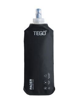 Tego - Black Thermoplastic Polyurethane Solid Unisex Water Flask