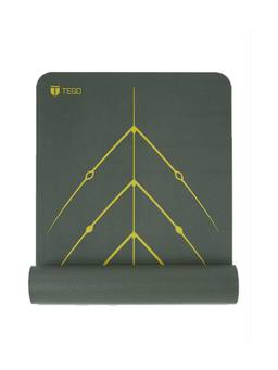 Tego - Olive 6P Free Pvc Solid Unisex Yoga Mat