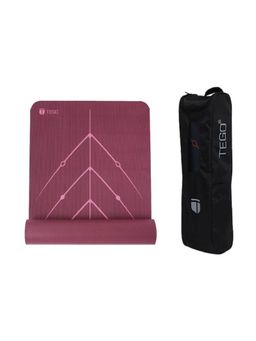 Tego - Wine 6P Free Pvc Solid Unisex Yoga Mat
