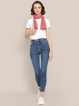 Dupatta Bazaar - Women's Printed Multicolour Silk Blend Scarf