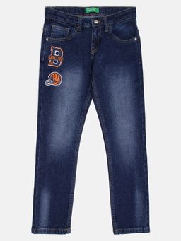 United Colors of Benetton - Solid Jeans- Navy Blue