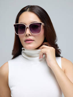 Twenty Dresses by Nykaa Fashion - Purple-Brown Classic Gradient Wayfarer Sunglasses