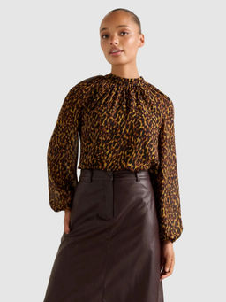 Forever New - Women Multi-Color Vella Print Top