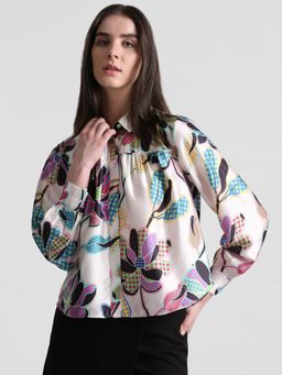 ONLY - Women Printed Multi-Color Shirt