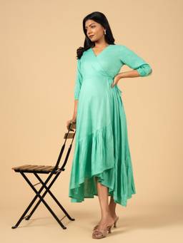 The Mom Store - Willow Grace Maternity Wrap Dress