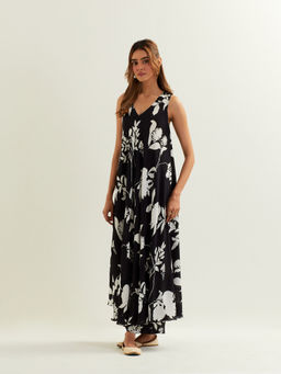 Label Earthen - Black Vega Kurta with Pant (Set of 2)