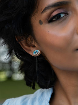 Shaya by CaratLane - No Bad Vibes Evil Eye Earrings In 925 Silver