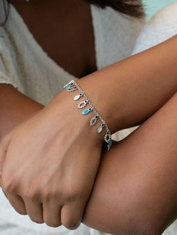 Shaya by CaratLane - Bye Bye Nazar Evil Eye Bracelet In 925 Silver