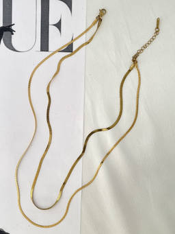 ISHKAARA - Gold Layered Necklace With Stainless Steel