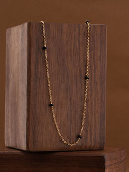 Palmonas - 925 Sterling Silver Gilded Dainty Mangalsutra For Womens