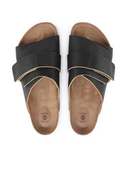 ITALIAN SHOES COMPANY - Breezfit Slip On Regular Black Sandals