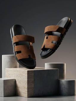 ITALIAN SHOES COMPANY - Cipriato Suede Luxury Sandals