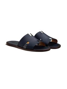 ITALIAN SHOES COMPANY - Haven H Style Slip On Blue Sandals