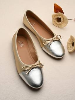 Zebba - Briony Bow Ballerina Gold
