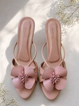 drunch - Pink Bloom Sandals Heels
